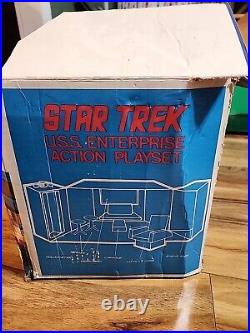 1974 Star Trek U. S. S. Enterprise Action Playset, With 4 Action Figures