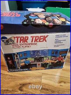 1974 Star Trek U. S. S. Enterprise Action Playset, With 4 Action Figures