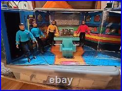 1974 Star Trek U. S. S. Enterprise Action Playset, With 4 Action Figures