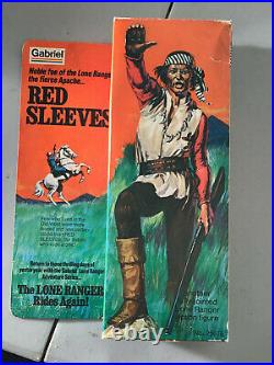 1974 Vintage Original Lone Ranger Red Sleeves Action Figure Gabriel Toys