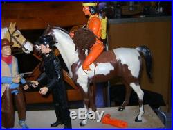 1975 Marx Johnny West Adventure Action Figure Horse Store Display