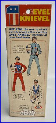 1976 Ideal Evel Knievel Flexible Action Figure Doll Red Suit Mib Store Stock