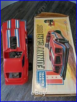 1976 Ideal Evel Knievel Funny Car-with Action Figure And Original Box