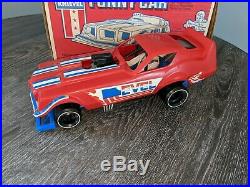 1976 Ideal Evel Knievel Funny Car-with Action Figure And Original Box