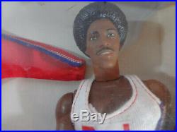 1976 Vintage Shindana Dr J Julius Erving Super Pro Set 9 1/2 Action Figure MIB