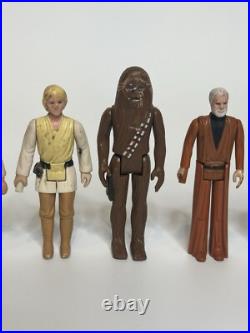 1977-1980 Vintage Kenner STAR WARS Action Figures Lot of 22 + Carrying Case
