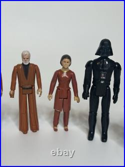 1977-1980 Vintage Kenner STAR WARS Action Figures Lot of 22 + Carrying Case