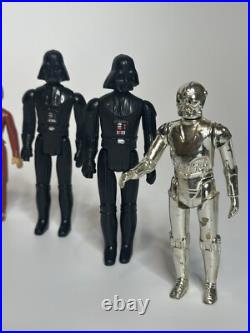 1977-1980 Vintage Kenner STAR WARS Action Figures Lot of 22 + Carrying Case