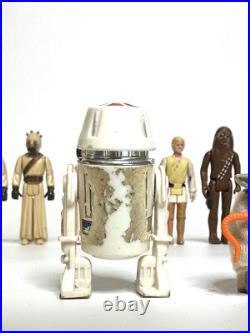 1977-1980 Vintage Kenner STAR WARS Action Figures Lot of 22 + Carrying Case
