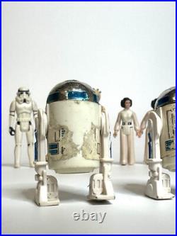 1977-1980 Vintage Kenner STAR WARS Action Figures Lot of 22 + Carrying Case