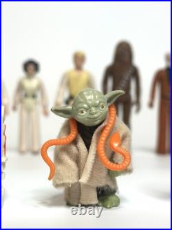 1977-1980 Vintage Kenner STAR WARS Action Figures Lot of 22 + Carrying Case