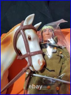 1977 Gabriel Lone Ranger Tonto & Horse Scout Figures withBox NEW IN OPEN BOX