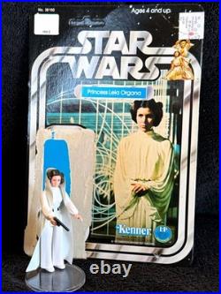 1977 Princess Leia. Vintage Cape & Card Back Complete. Vtg Kenner Star Wars