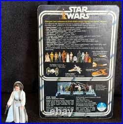 1977 Princess Leia. Vintage Cape & Card Back Complete. Vtg Kenner Star Wars