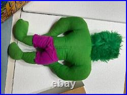 1978 Knickerbocker Incredible Hulk 16 Soft Poseable Action Figure Marvel