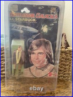 1978 vintage Lt. Starbuck Battlestar Galactica Mattel Action Figure. Brand new