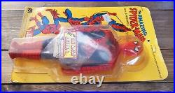 1979 AMAZING SPIDER-MAN Orig. MEGO 12 IN FIG. With WEB AND FLY AWAY ACTION MOC