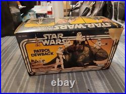 1979 Vintage Star Wars Patrol Dewback Boxed Complete Saddle Kenner FREESHIP