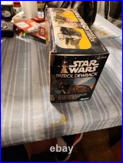 1979 Vintage Star Wars Patrol Dewback Boxed Complete Saddle Kenner FREESHIP