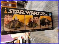 1979 Vintage Star Wars Patrol Dewback Boxed Complete Saddle Kenner FREESHIP