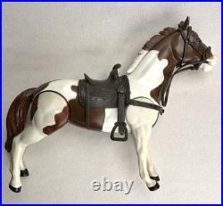 1980 Gabriel Legend of Lone Ranger Set Of 5 Figures, 3 Horses And Weapons