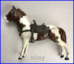 1980 Gabriel Legend of Lone Ranger Set Of 5 Figures, 3 Horses And Weapons
