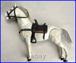 1980 Gabriel Legend of Lone Ranger Set Of 5 Figures, 3 Horses And Weapons