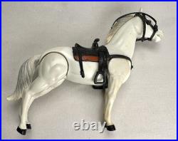 1980 Gabriel Legend of Lone Ranger Set Of 5 Figures, 3 Horses And Weapons