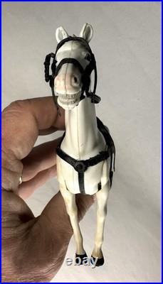 1980 Gabriel Legend of Lone Ranger Set Of 5 Figures, 3 Horses And Weapons