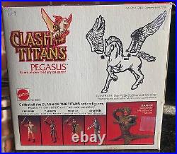 1980 vintage Mattel CLASH OF THE TITANS (horse) PEGASUS Toy COMPLETE with Box