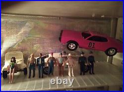 1981 Vintage Dukes Of Hazzard Action Complete Figure Lot + Gay Toys Cars Mego