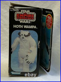 1981 Vtg Star Wars The Empire Strikes Back HOTH WAMPA Plastic Figure in Box Toy