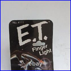 1982 ET Finger Light 5 vintage original rubber Knickerbocker E. T. New