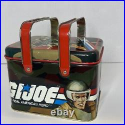 1982 GI Joe Cheinco Metal Lunch Box Tin Case Collectible Toy Vintage Nostalgic
