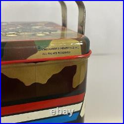 1982 GI Joe Cheinco Metal Lunch Box Tin Case Collectible Toy Vintage Nostalgic