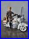 1982 Rare CHiPs Glasslite Brazil? JOHN and Motorcycle Vintage Action Figure