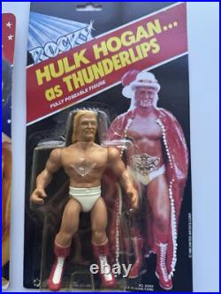 1983 Rocky MR. T Hogan MOC Wrestling WWF LJN 80s Toy figure Lot Stallone Vintage