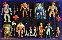 1985 Ljt Thundercats Action Figure Collection (original 8) & Overnite Case Rare