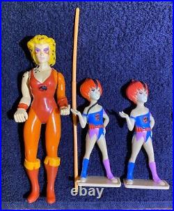 1985 Ljt Thundercats Action Figure Collection (original 8) & Overnite Case Rare