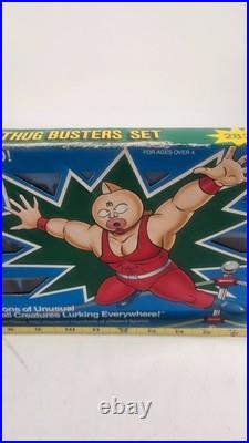 1985 Mattel M. U. S. C. L. E. #1 Thug Busters Set 28 +1 Figures with Box Vintage