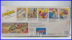 1985 Mattel M. U. S. C. L. E. #1 Thug Busters Set 28 +1 Figures with Box Vintage