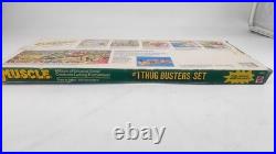 1985 Mattel M. U. S. C. L. E. #1 Thug Busters Set 28 +1 Figures with Box Vintage