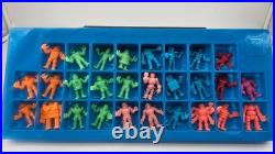1985 Mattel M. U. S. C. L. E. #1 Thug Busters Set 28 +1 Figures with Box Vintage
