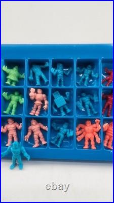 1985 Mattel M. U. S. C. L. E. #1 Thug Busters Set 28 +1 Figures with Box Vintage