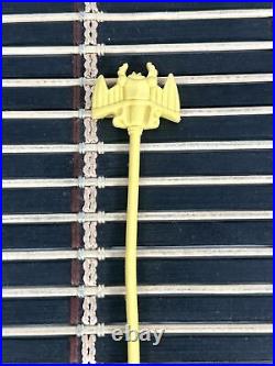 1985 Vintage Kenner Super Powers Golden Pharaoh Staff Weapon Accessory Part Toy