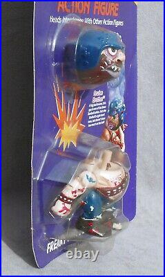 1986 MADBALLS Head Popping Toy Action Figure BRUISE BROTHER Vintage AMTOY MOC