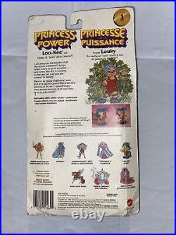 1986 Princess of Power Vintage Loo-kee Figure on card SUPER RARE TO FIND MOTU