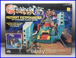 1986 vintage LJN Thundercats MUTANT FISTPOUNDER vehicle COMPLETE with BOX toy