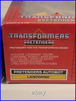 1987 Transformers Pretenders Autobot Landmine Vintage Rare /missing Sword IOB
