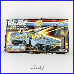 1987 Vintage G. I. Joe Cobra Maggot & WORMS Vehicle & Action Figure Toy by Hasbro